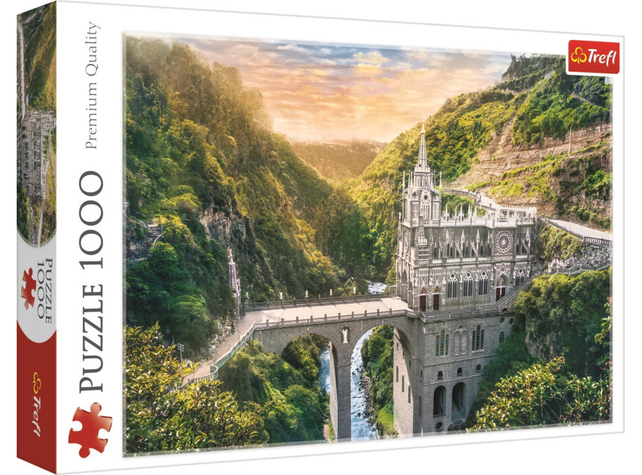 TREFL Puzzle Svatyně Las Lajas, Kolumbie 1000 dílků