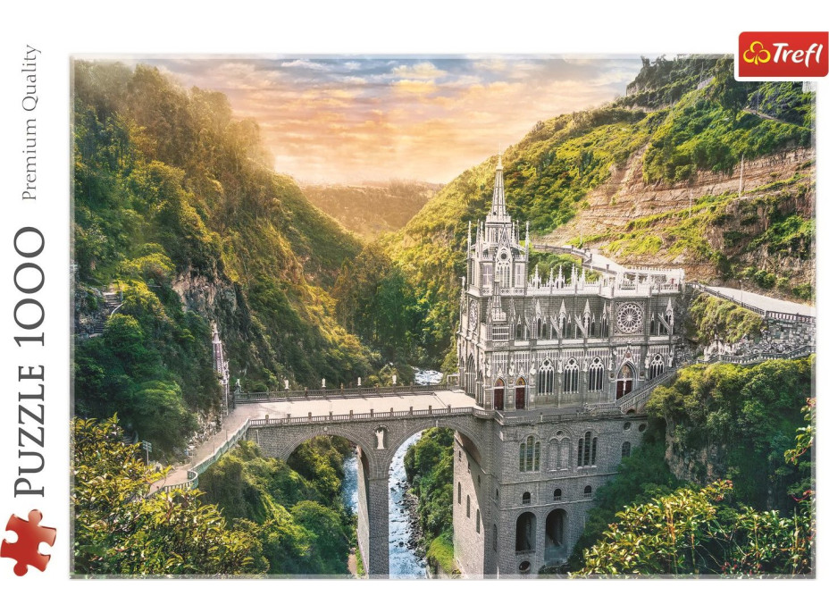 TREFL Puzzle Svatyně Las Lajas, Kolumbie 1000 dílků