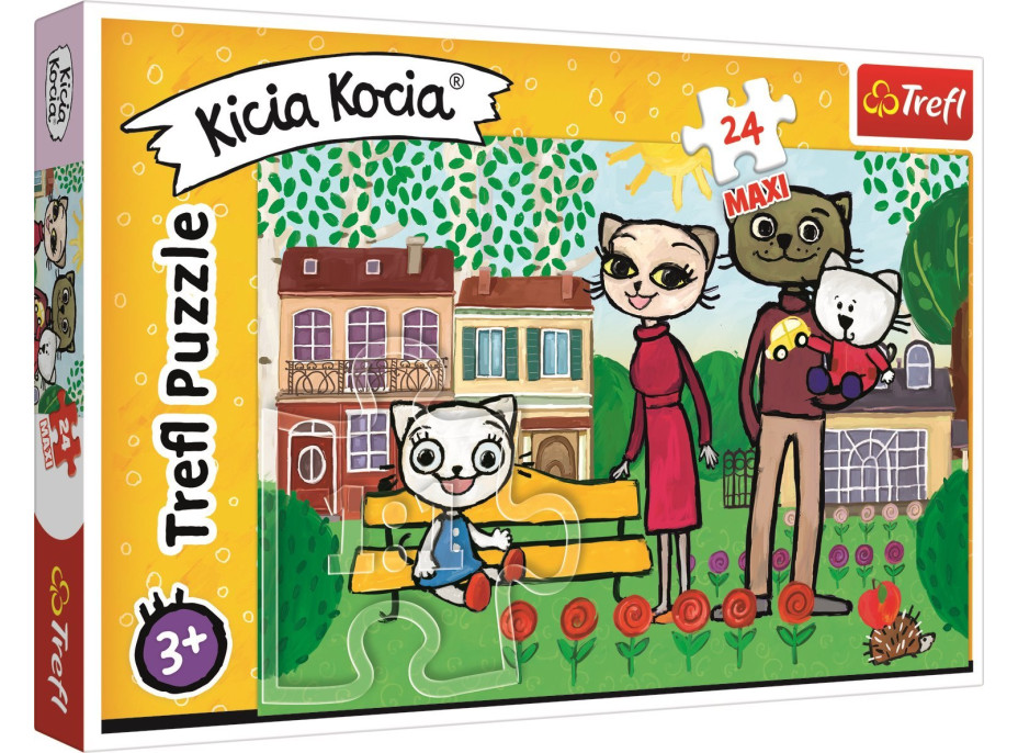 TREFL Puzzle Kicia Kocia MAXI 24 dílků