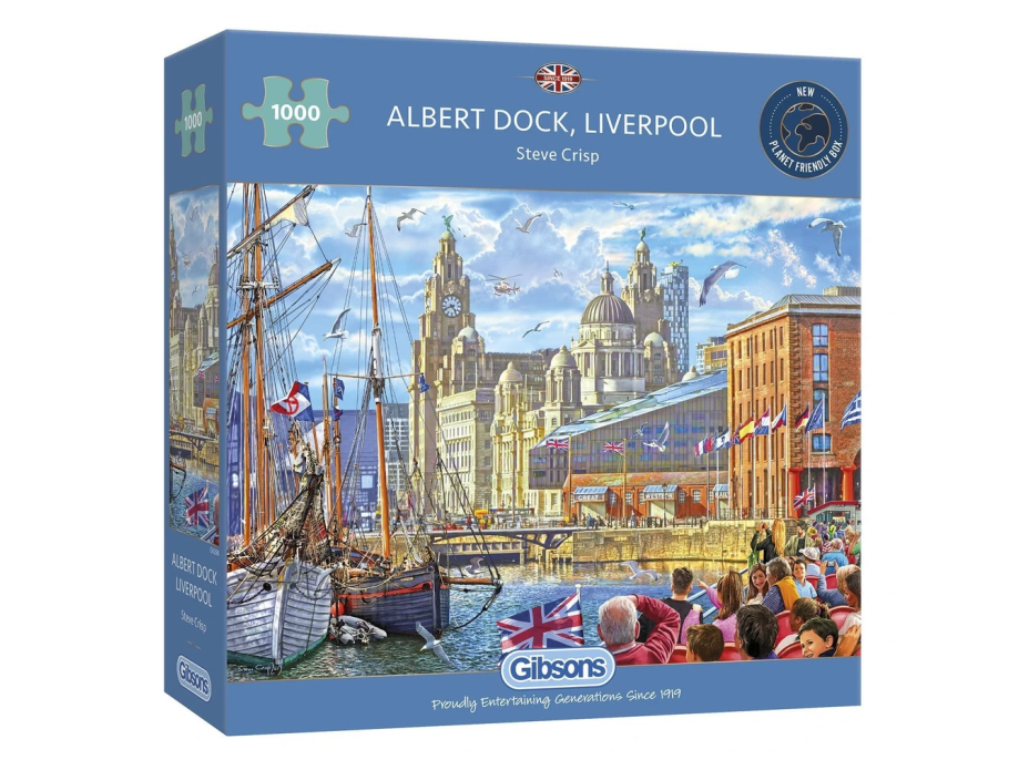 GIBSONS Puzzle Albert Dock, Liverpool 1000 dílků