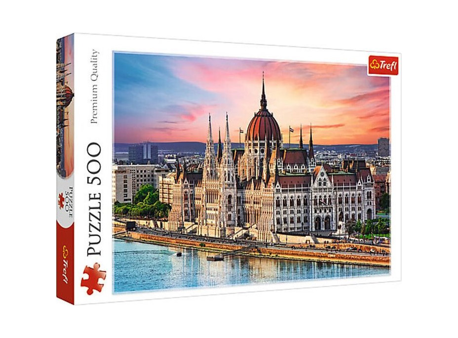 TREFL Puzzle Budova parlamentu, Budapešť 500 dílků