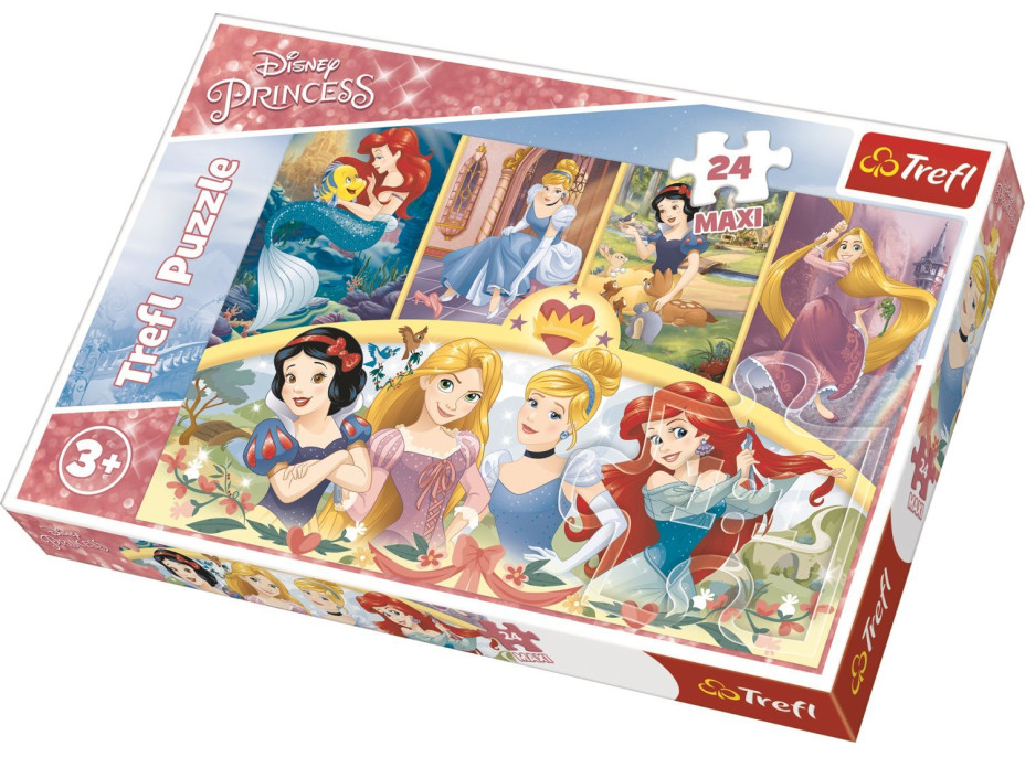 TREFL Puzzle Disney princezny MAXI 24 dílků