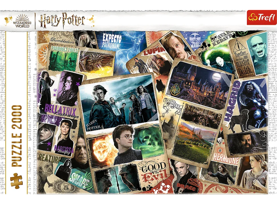 TREFL Puzzle Harry Potter: Postavy 2000 dílků