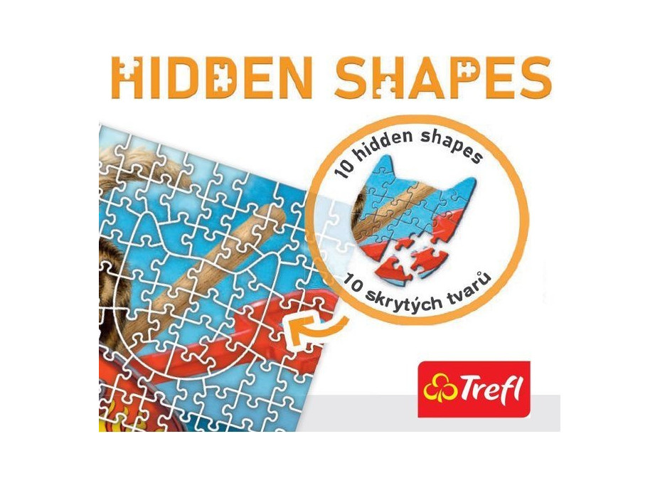 TREFL Puzzle Hidden Shapes: Kočičí prázdniny 1011 dílků