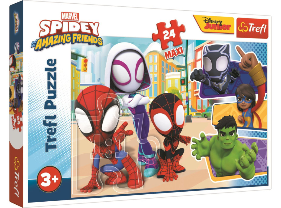 TREFL Puzzle Spidey a jeho úžasní přátelé MAXI 24 dílků