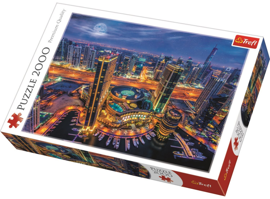 TREFL Puzzle Světla Dubaje 2000 dílků