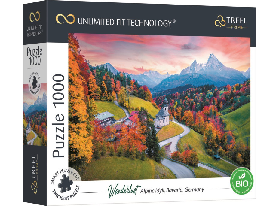 TREFL Puzzle UFT Wanderlust: Na úpatí Alp 1000 dílků