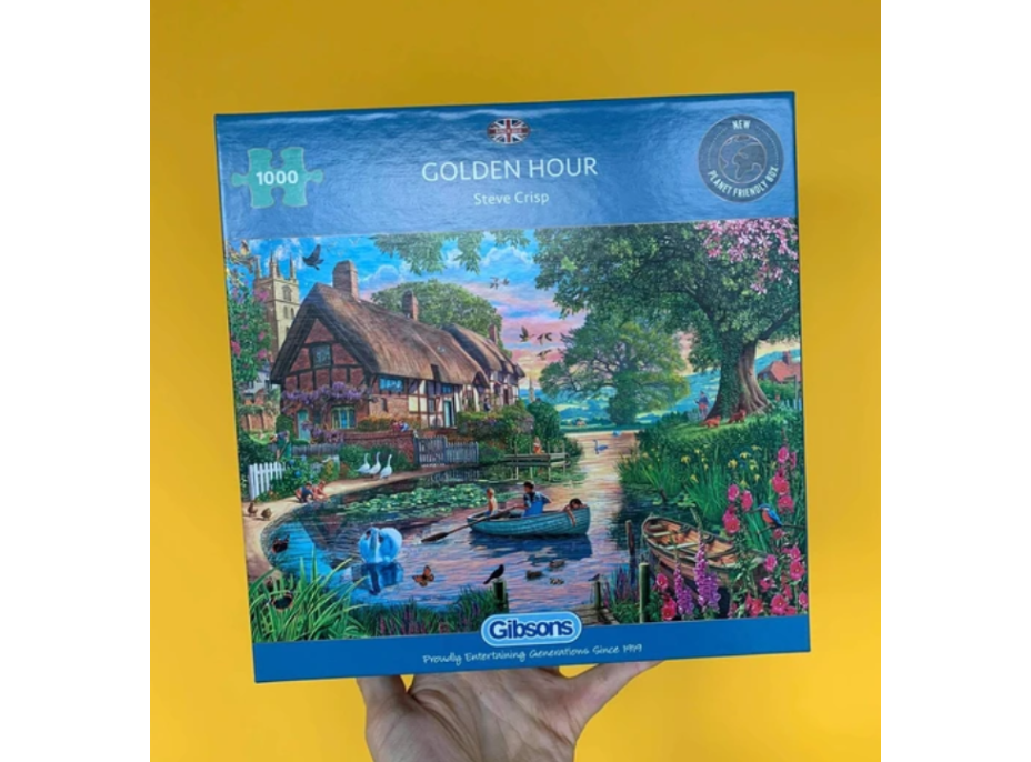 GIBSONS Puzzle Zlatá hodina 1000 dílků