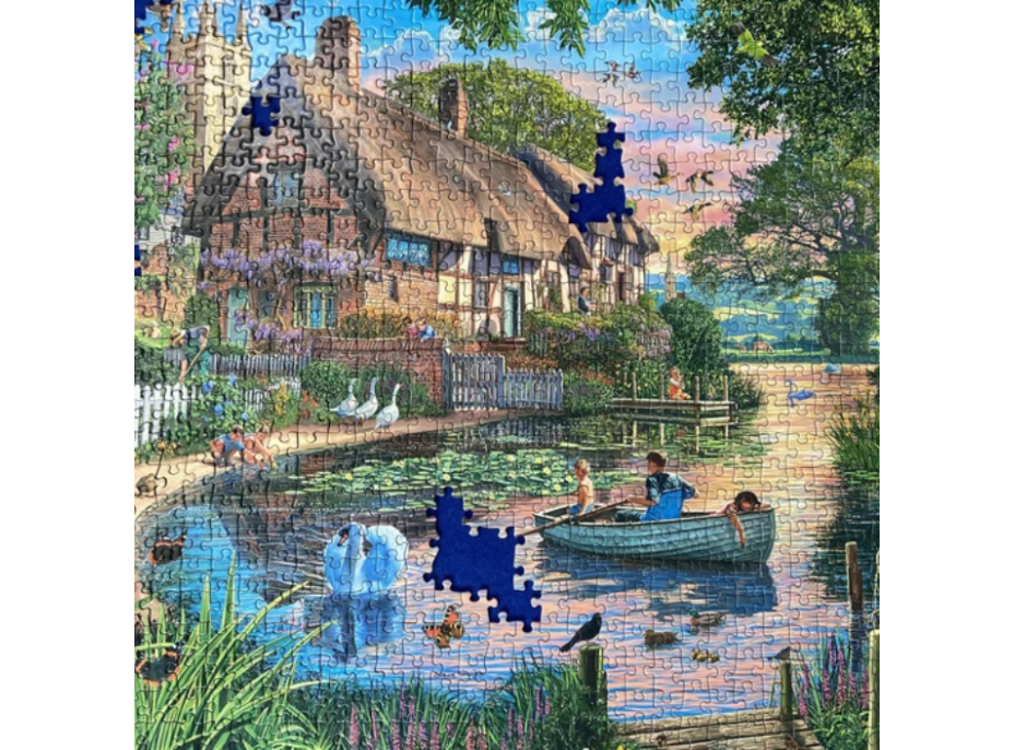 GIBSONS Puzzle Zlatá hodina 1000 dílků