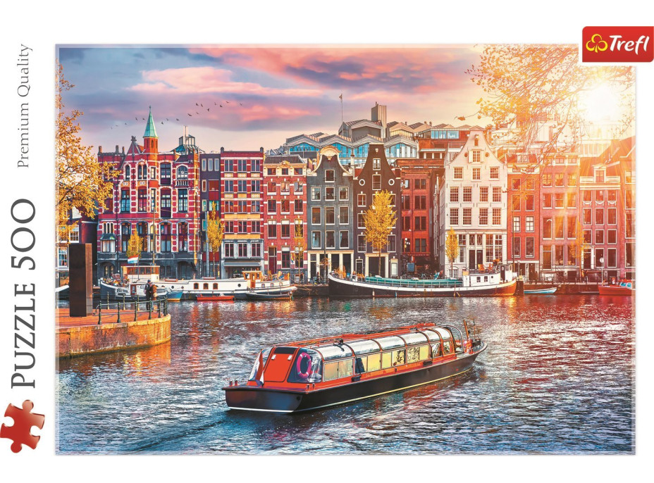 TREFL Puzzle Amsterdam, Nizozemsko 500 dílků