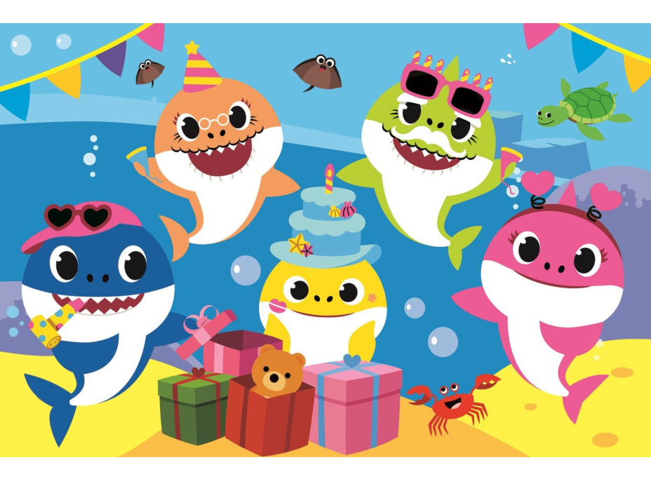 TREFL Puzzle Baby Shark: Oslava MAXI 24 dílků