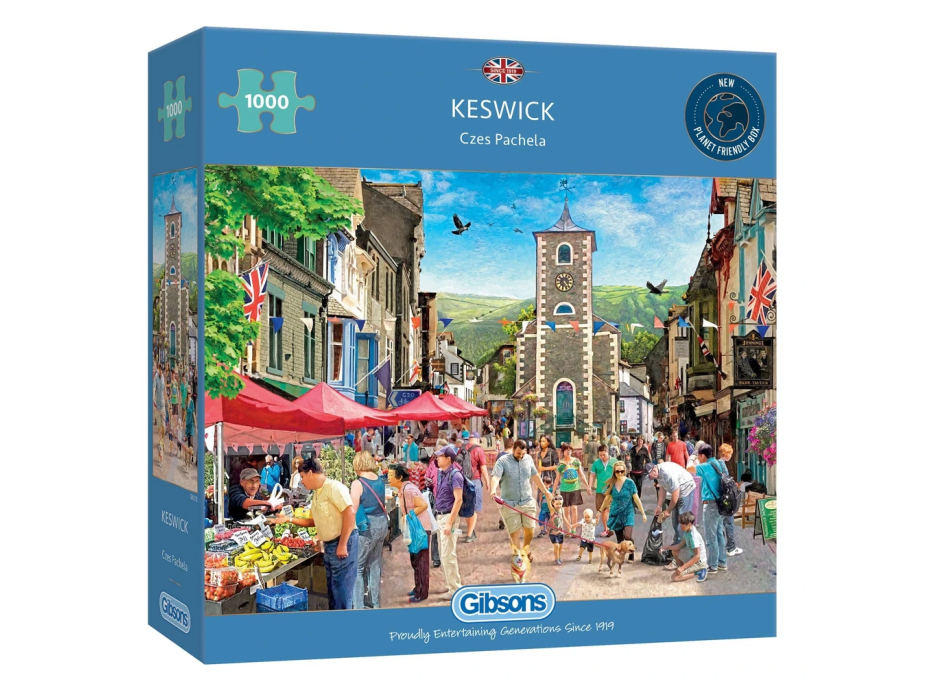 GIBSONS Puzzle Keswick, Anglie 1000 dílků