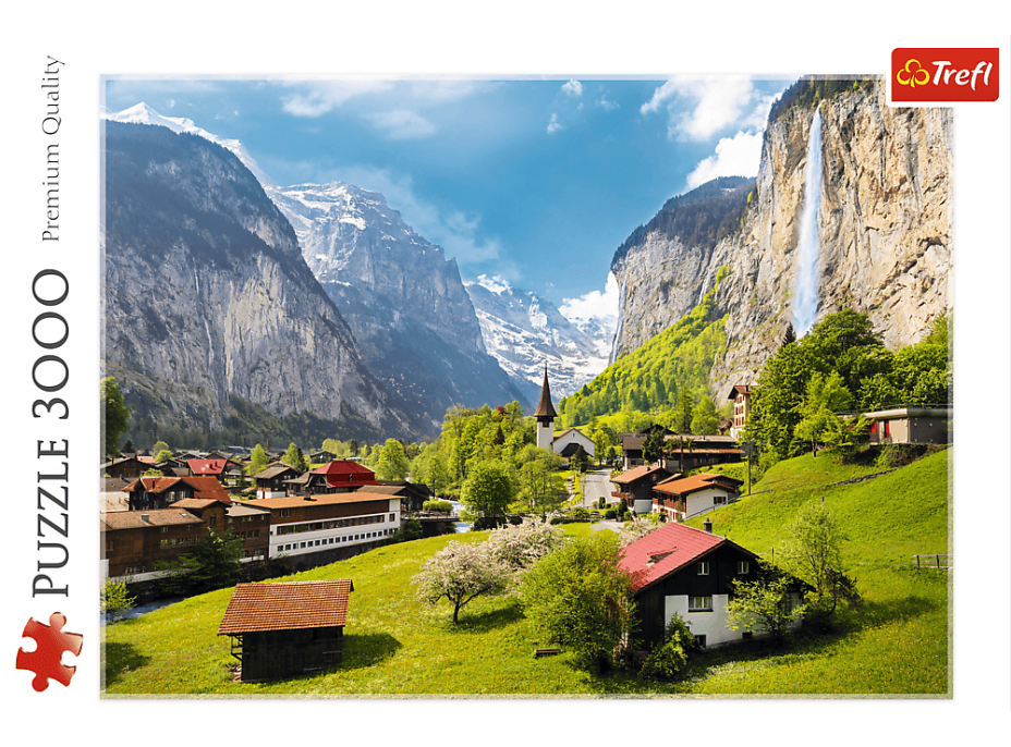 TREFL Puzzle Lauterbrunnen, Švýcarsko 3000 dílků