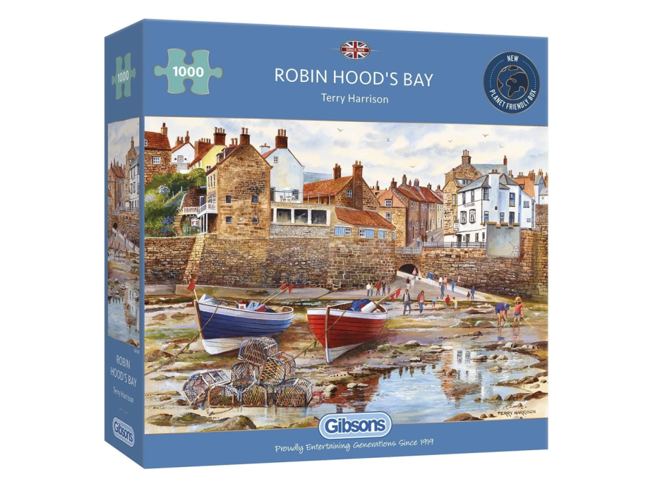 GIBSONS Puzzle Robin Hood's Bay, North Yorkshire 1000 dílků