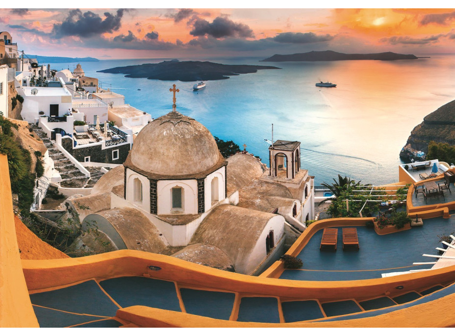 TREFL Puzzle Santorini, Řecko 1000 dílků