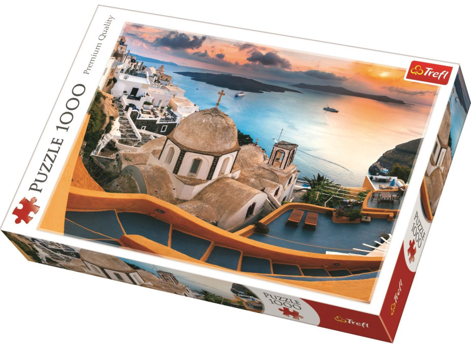 TREFL Puzzle Santorini, Řecko 1000 dílků