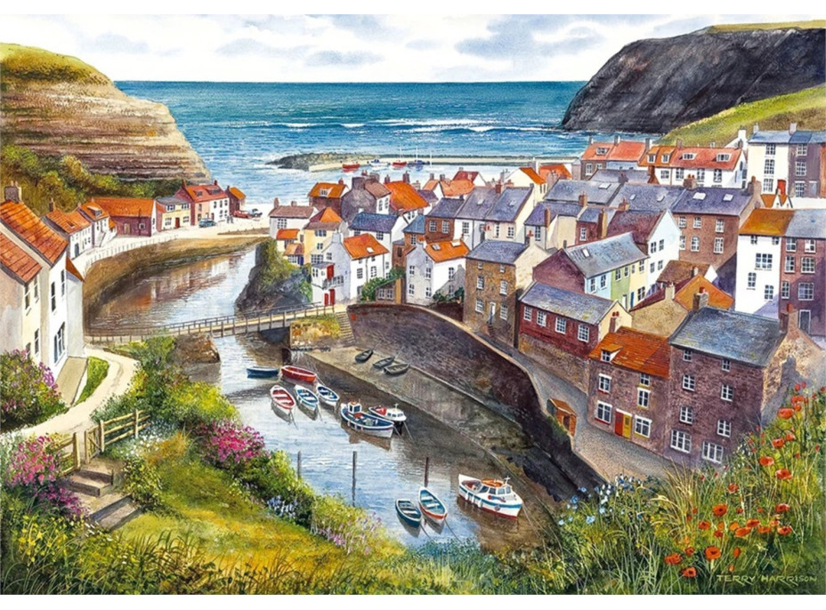 GIBSONS Puzzle Staithes, Velká Británie 1000 dílků