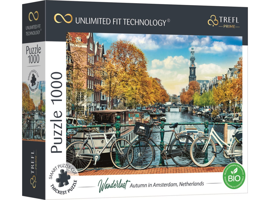 TREFL Puzzle UFT Wanderlust: Podzim v Amsterdamu 1000 dílků