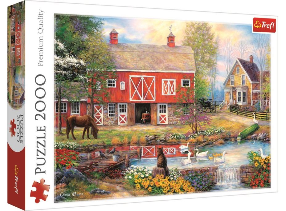 TREFL Puzzle Život na venkově 2000 dílků