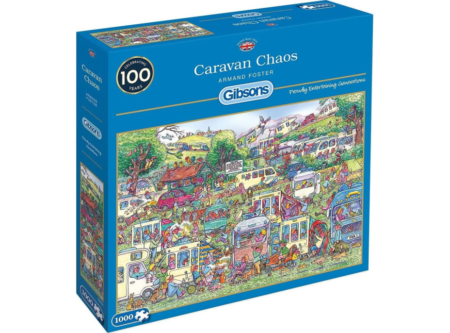 GIBSONS Puzzle Chaos karavanů 1000 dílků