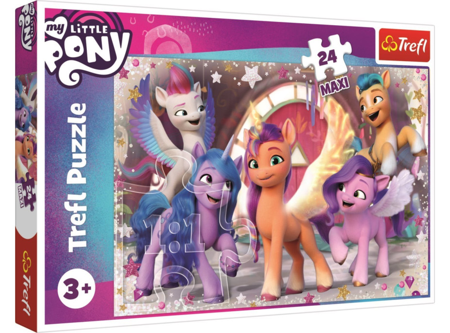 TREFL Puzzle My Little Pony: Radostní poníci MAXI 24 dílků