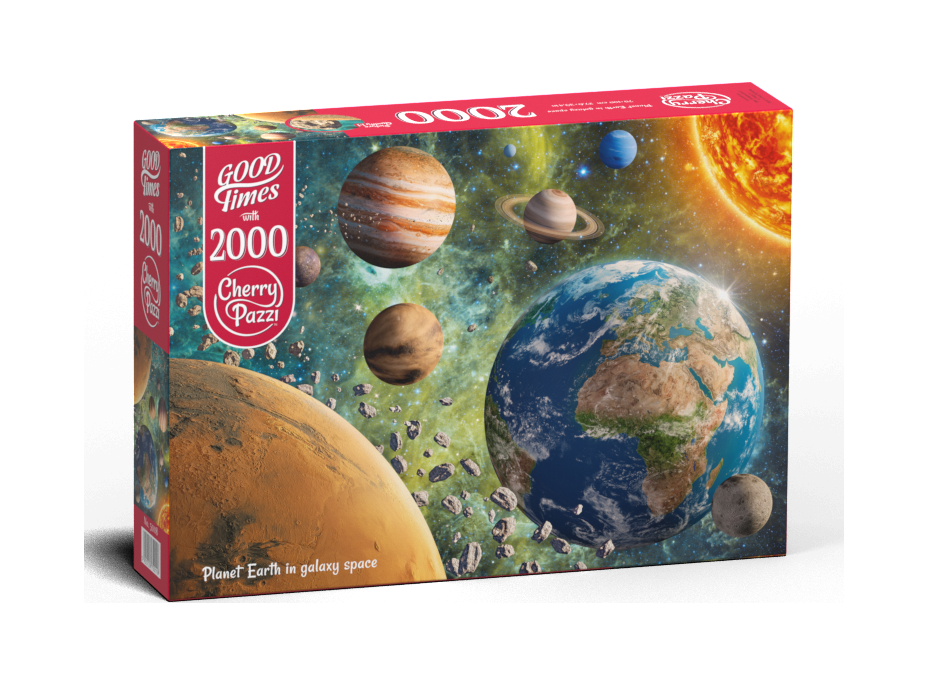 CHERRY PAZZI Puzzle Planeta Země v Galaxii 2000 dílků