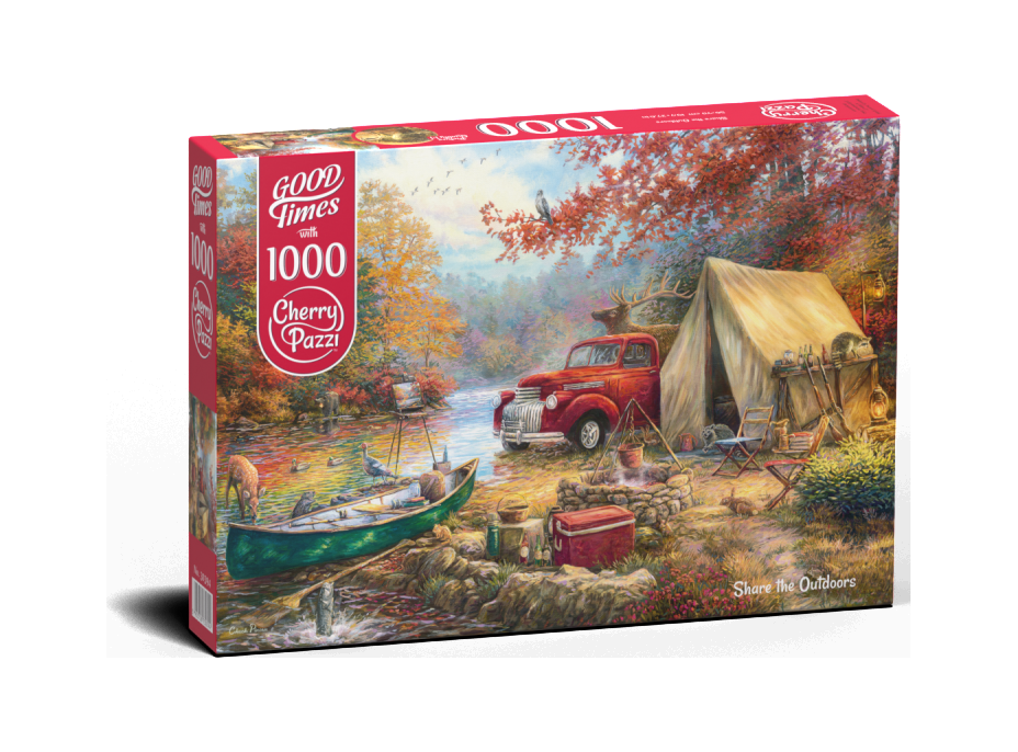 CHERRY PAZZI Puzzle Sdílej volnou přírodu 1000 dílků