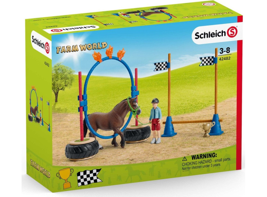 SCHLEICH Farm World® 42482 Závod v agility pro pony