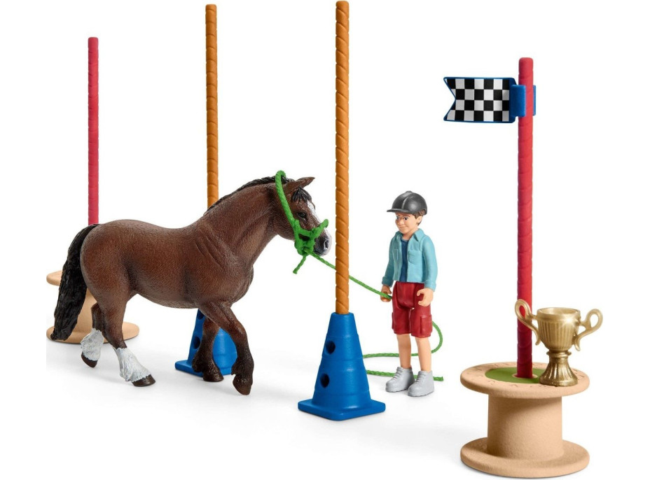 SCHLEICH Farm World® 42482 Závod v agility pro pony