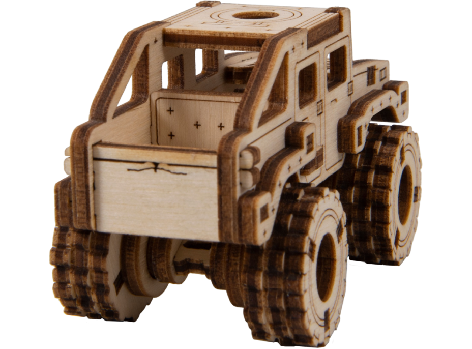 WOODEN CITY 3D puzzle Superfast Monster Truck č.2