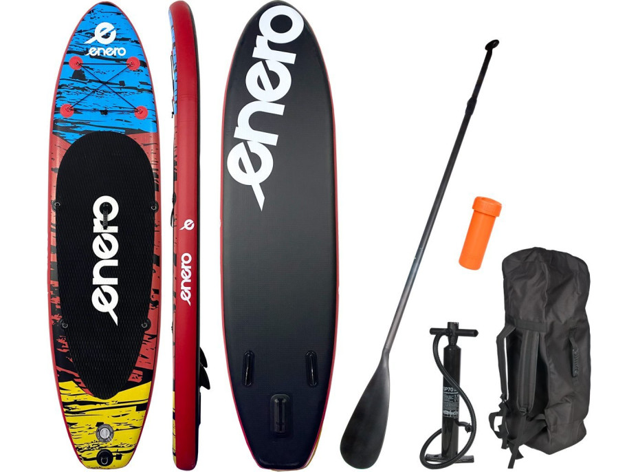 ENERO Paddleboard SUP nafukovací 300 x 76 x 15 Black