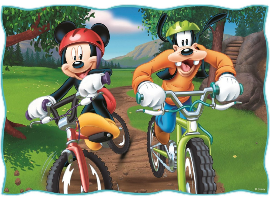 TREFL Puzzle Mickey Mouse: Krásný den 4v1 (35,48,54,70 dílků)