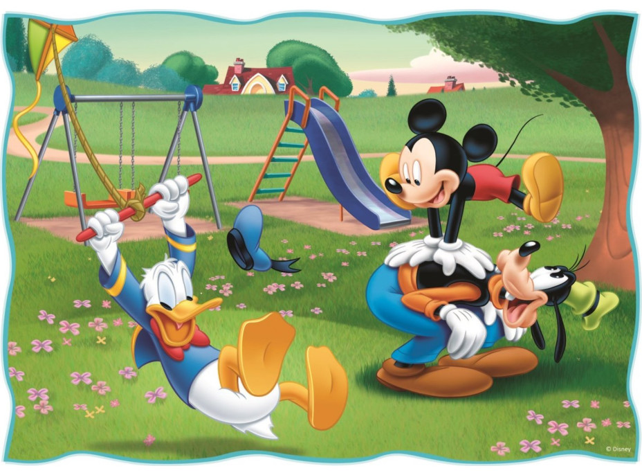 TREFL Puzzle Mickey Mouse: Krásný den 4v1 (35,48,54,70 dílků)