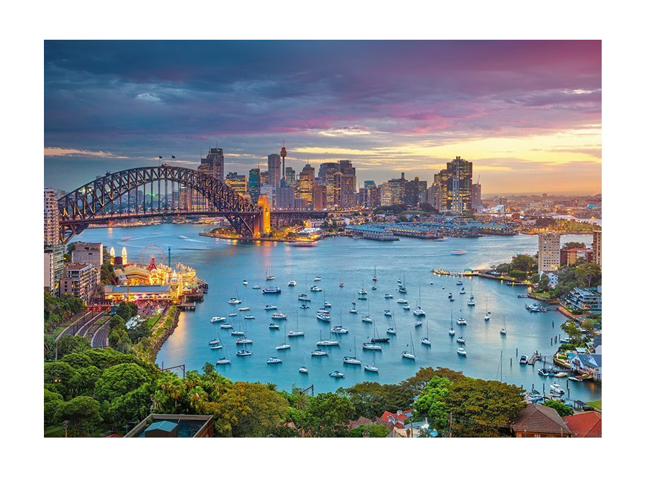 CHERRY PAZZI Puzzle Panorama Sydney 1000 dílků