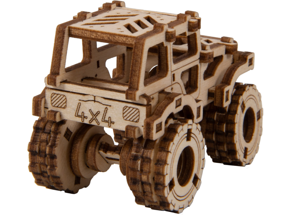 WOODEN CITY 3D puzzle Superfast Monster Truck č.1