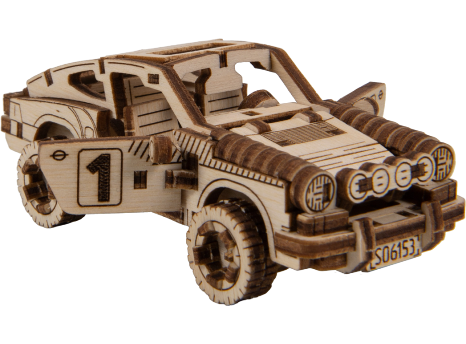 WOODEN CITY 3D puzzle Superfast Rally Car č.4