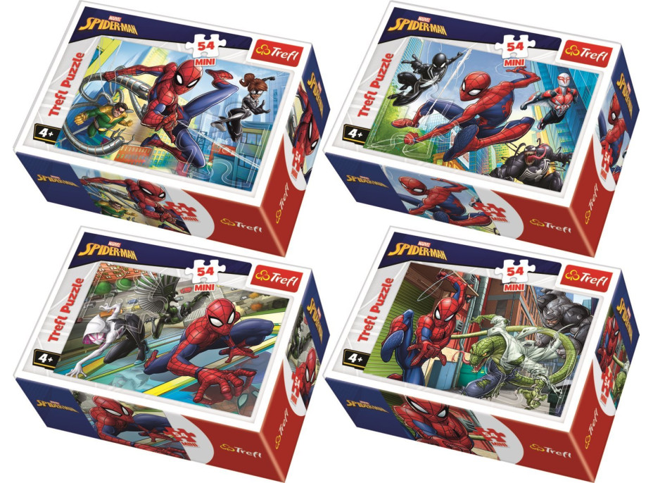 TREFL Displej Puzzle Spiderman a přátelé 54 dílků (40 ks)