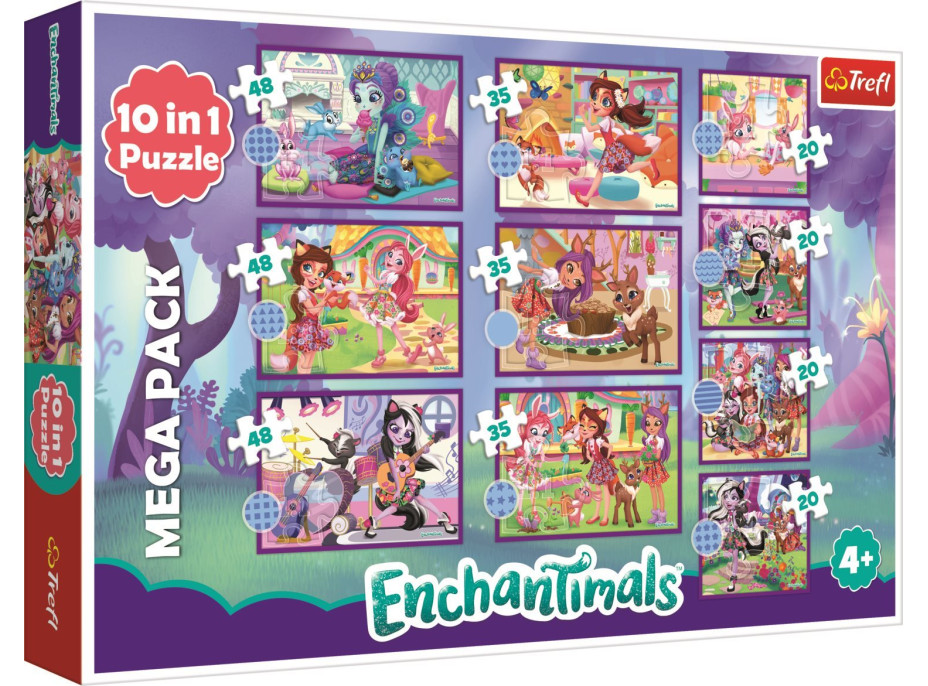 TREFL Puzzle Enchantimals 10v1