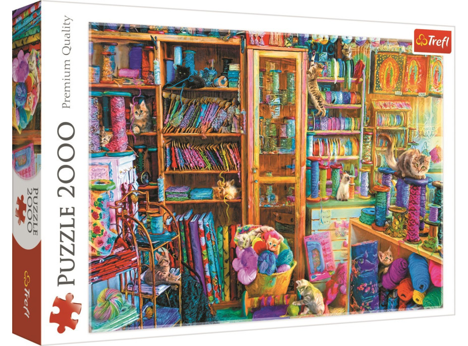 TREFL Puzzle Kočičí ráj 2000 dílků