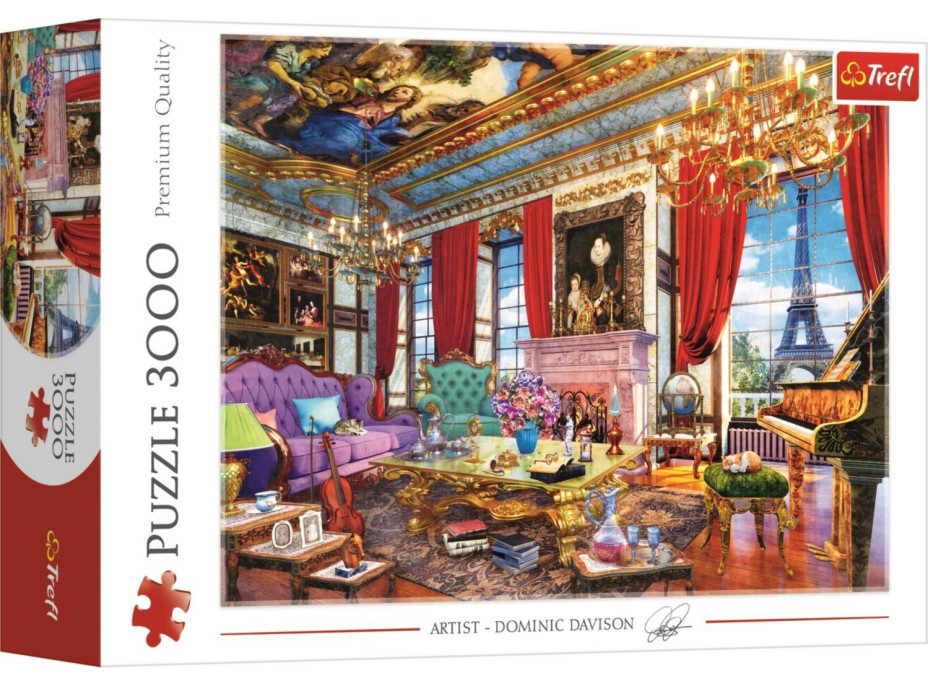 TREFL Puzzle Pařížský palác 3000 dílků