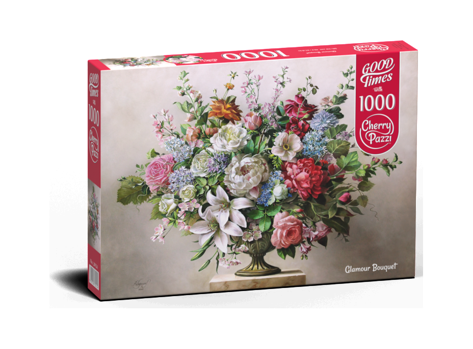 CHERRY PAZZI Puzzle Půvabná kytice 1000 dílků