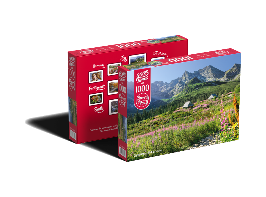 CHERRY PAZZI Puzzle Gąsienicowa dolina, Vysoké Tatry 1000 dílků