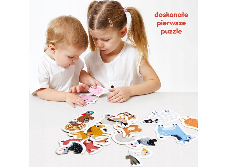 CZUCZU Puzzle Zvířátka ze statku 15x2 dílky