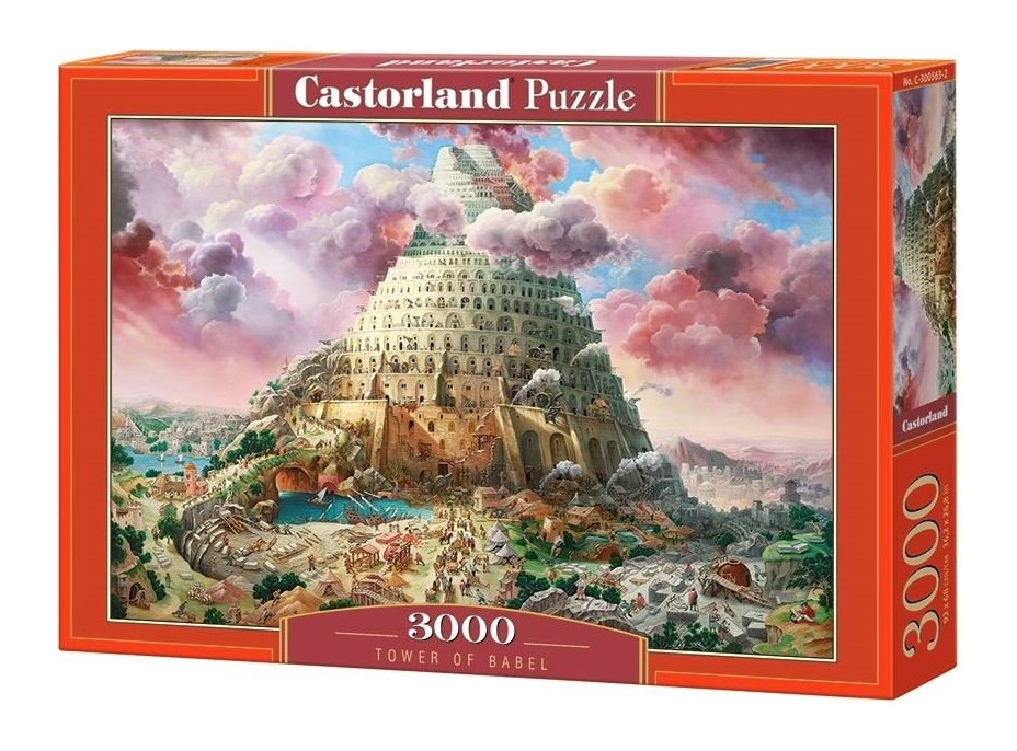 CASTORLAND Puzzle Babylonská věž 3000 dílků