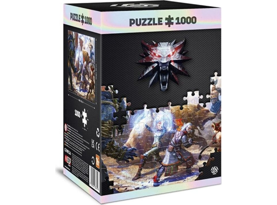 GOOD LOOT Puzzle Witcher - Geralt & Triss in Battle 1000 dílků