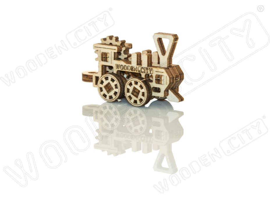 WOODEN CITY 3D puzzle mini sada Widgets: Dopravní prostředky 36 dílků