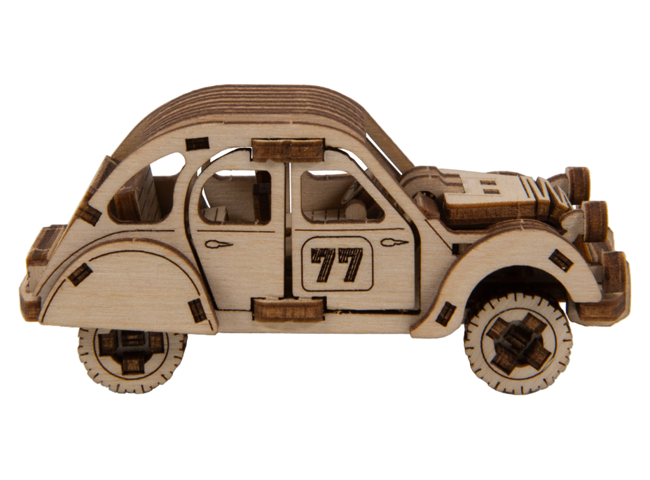 WOODEN CITY 3D puzzle Superfast Rally Car č.2