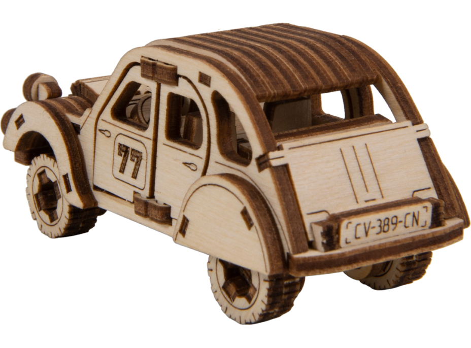 WOODEN CITY 3D puzzle Superfast Rally Car č.2