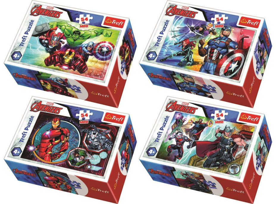 TREFL Displej Puzzle Avengers 54 dílků (40 ks)