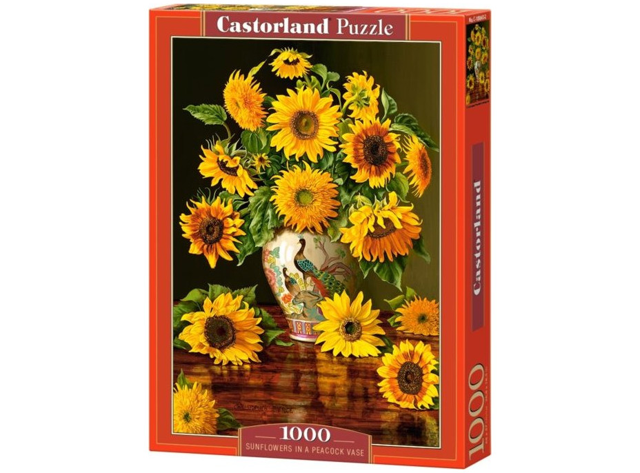 CASTORLAND Puzzle Slunečnice ve váze 1000 dílků